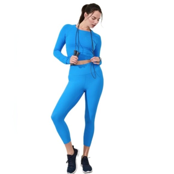 NWT Bright Blue Salutation Leggings - Picture 8 of 8